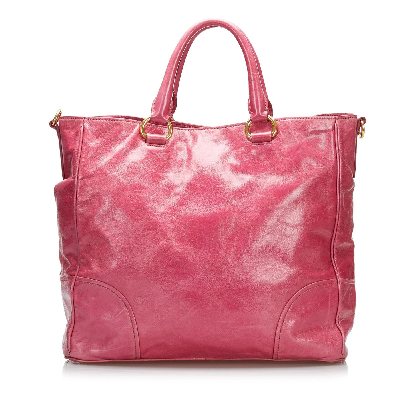 Prada Vitello Shine Satchel (SHG-LEbO3D)