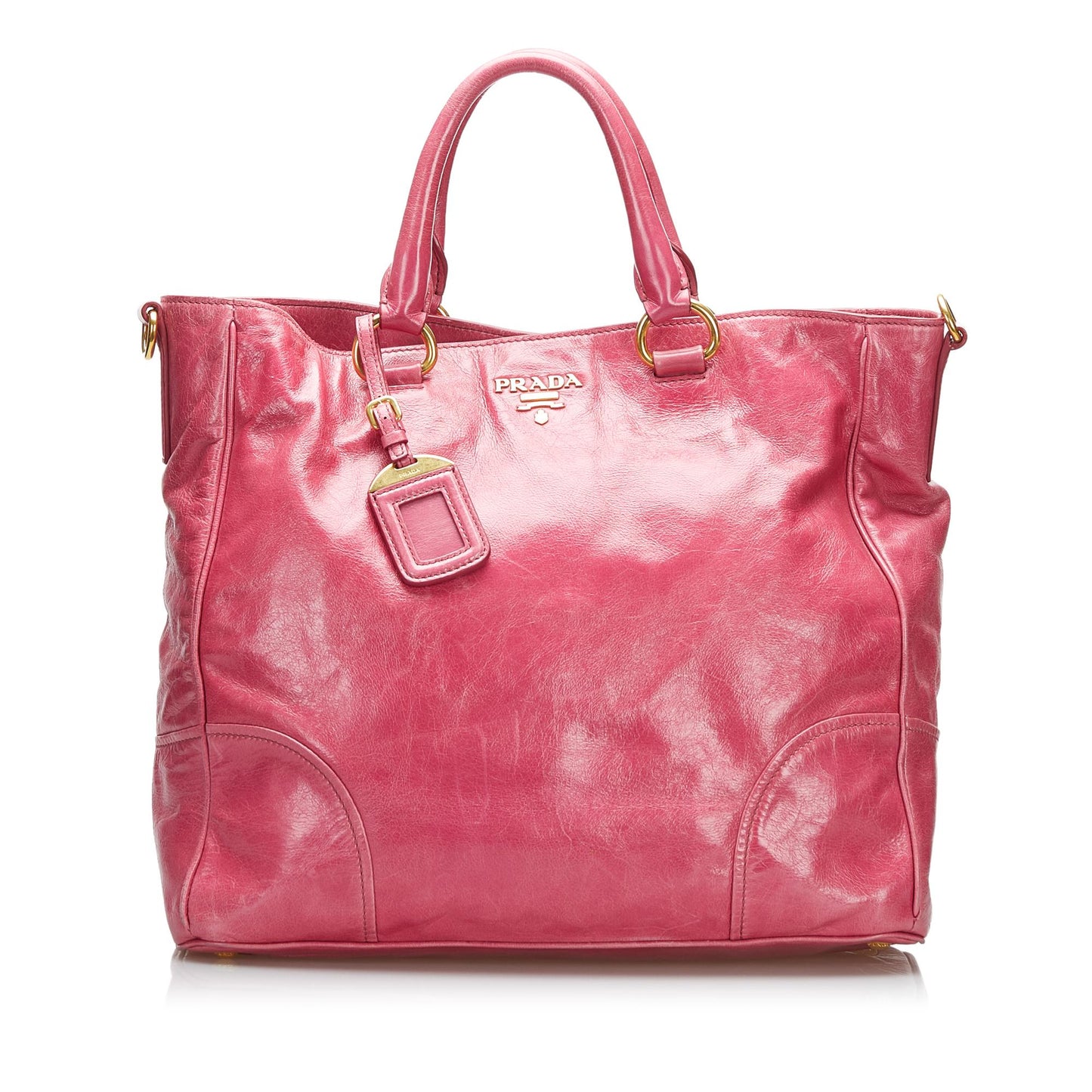 Prada Vitello Shine Satchel (SHG-LEbO3D)