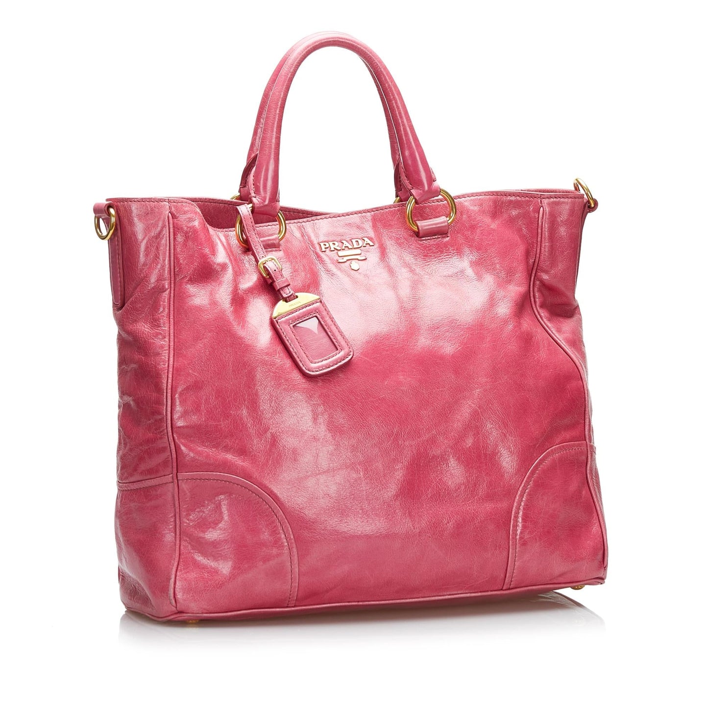 Prada Vitello Shine Satchel (SHG-LEbO3D)