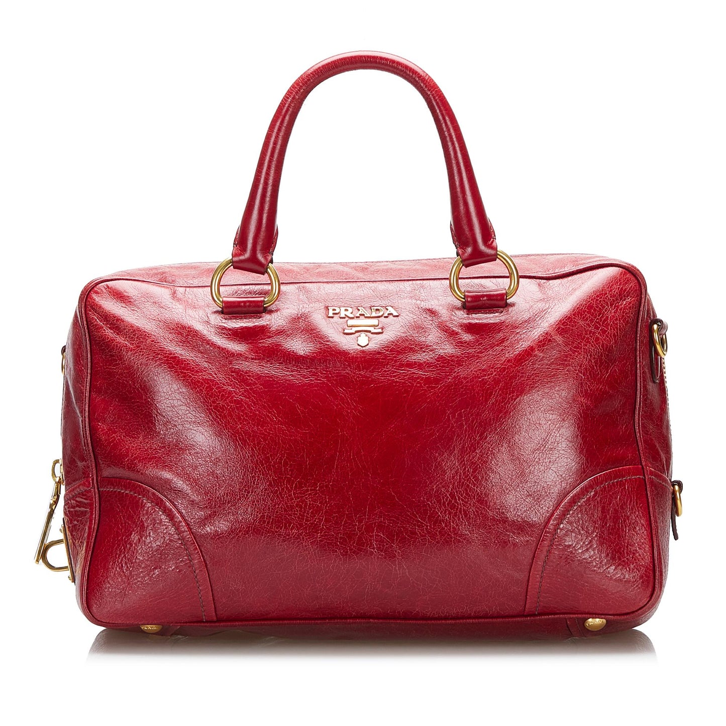 Prada Vitello Shine Satchel (SHG-ivhzIg)
