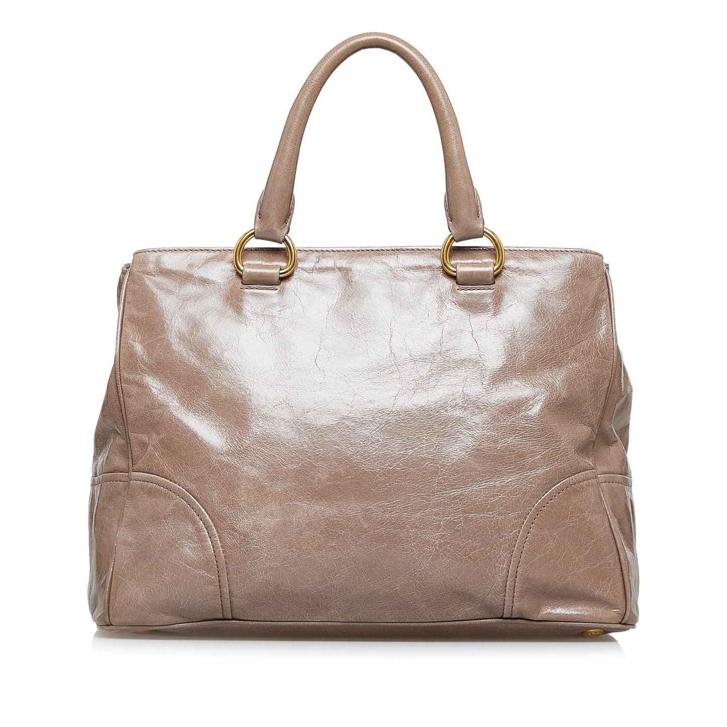 Prada Vitello Shine Satchel (SHG-hka8Pq)