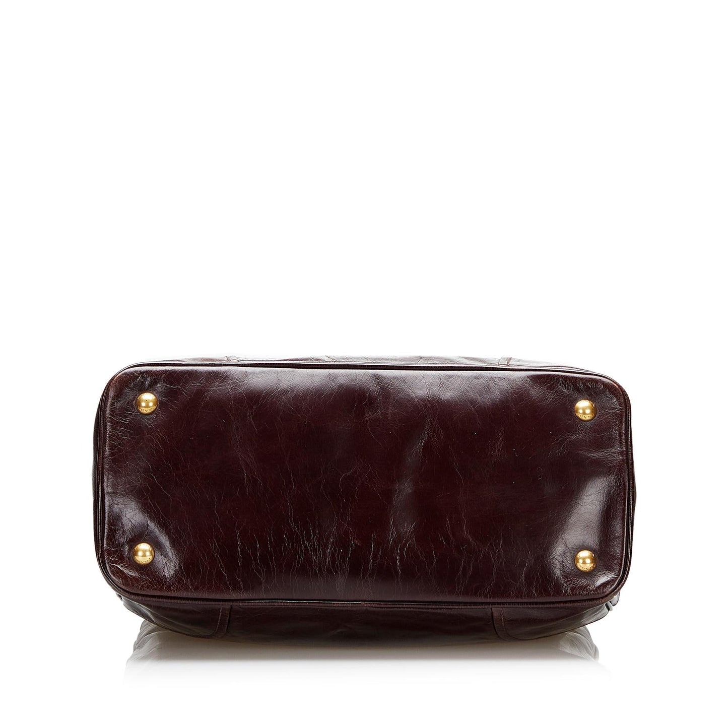 Prada Vitello Shine Satchel (SHG-Od4LEQ)