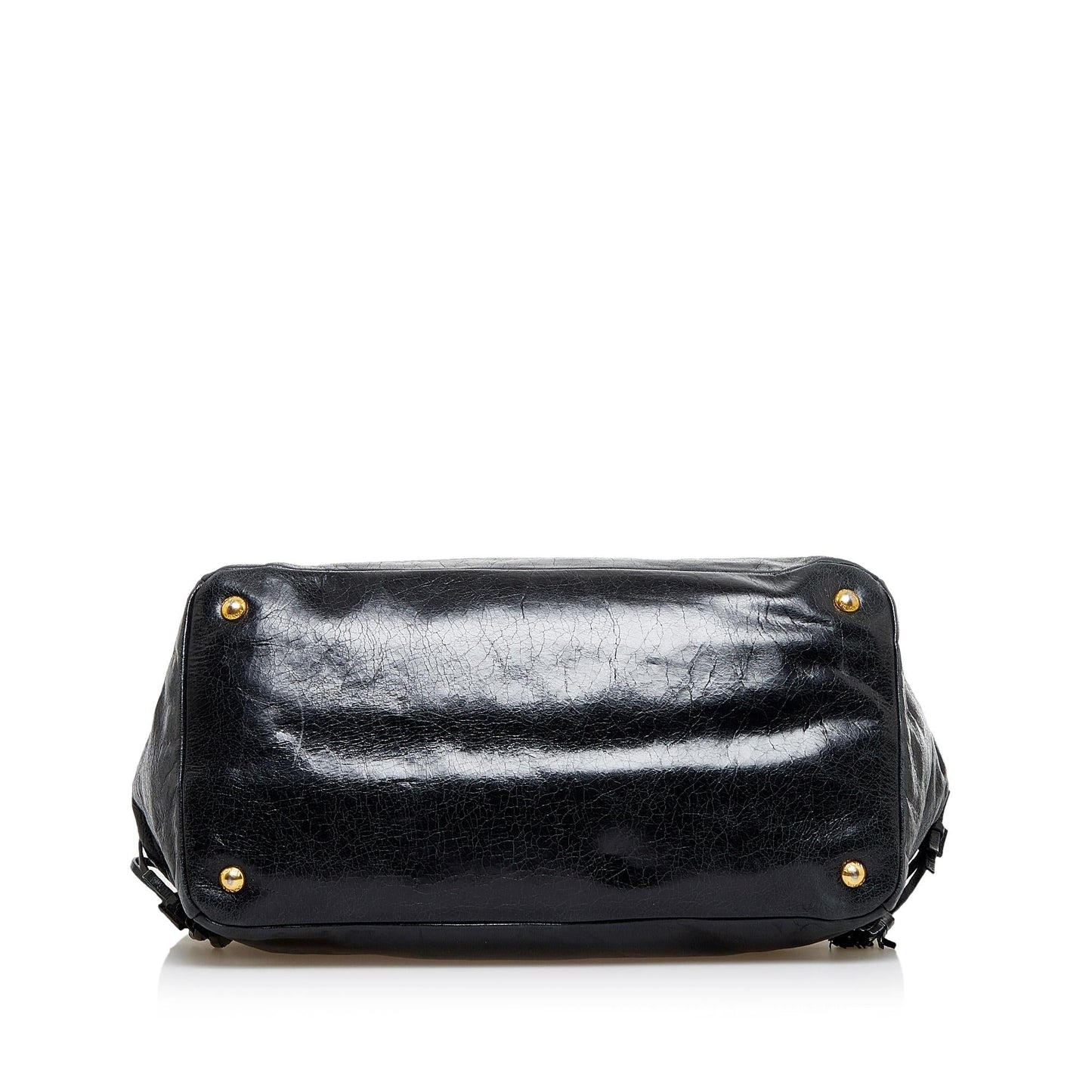 Prada Vitello Shine Satchel (SHG-vDIW3E)