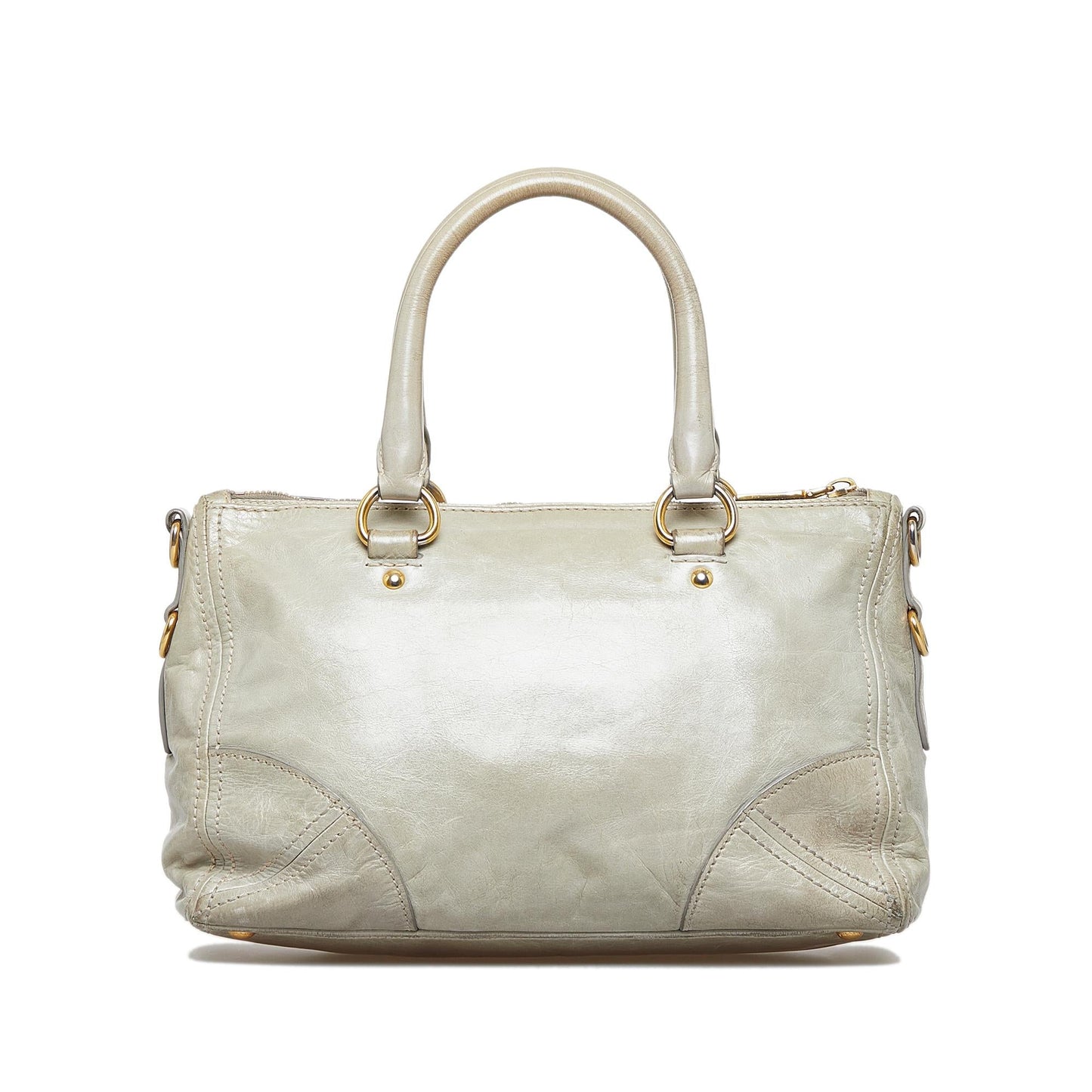 Prada Vitello Shine Satchel (SHG-lWgBhT)