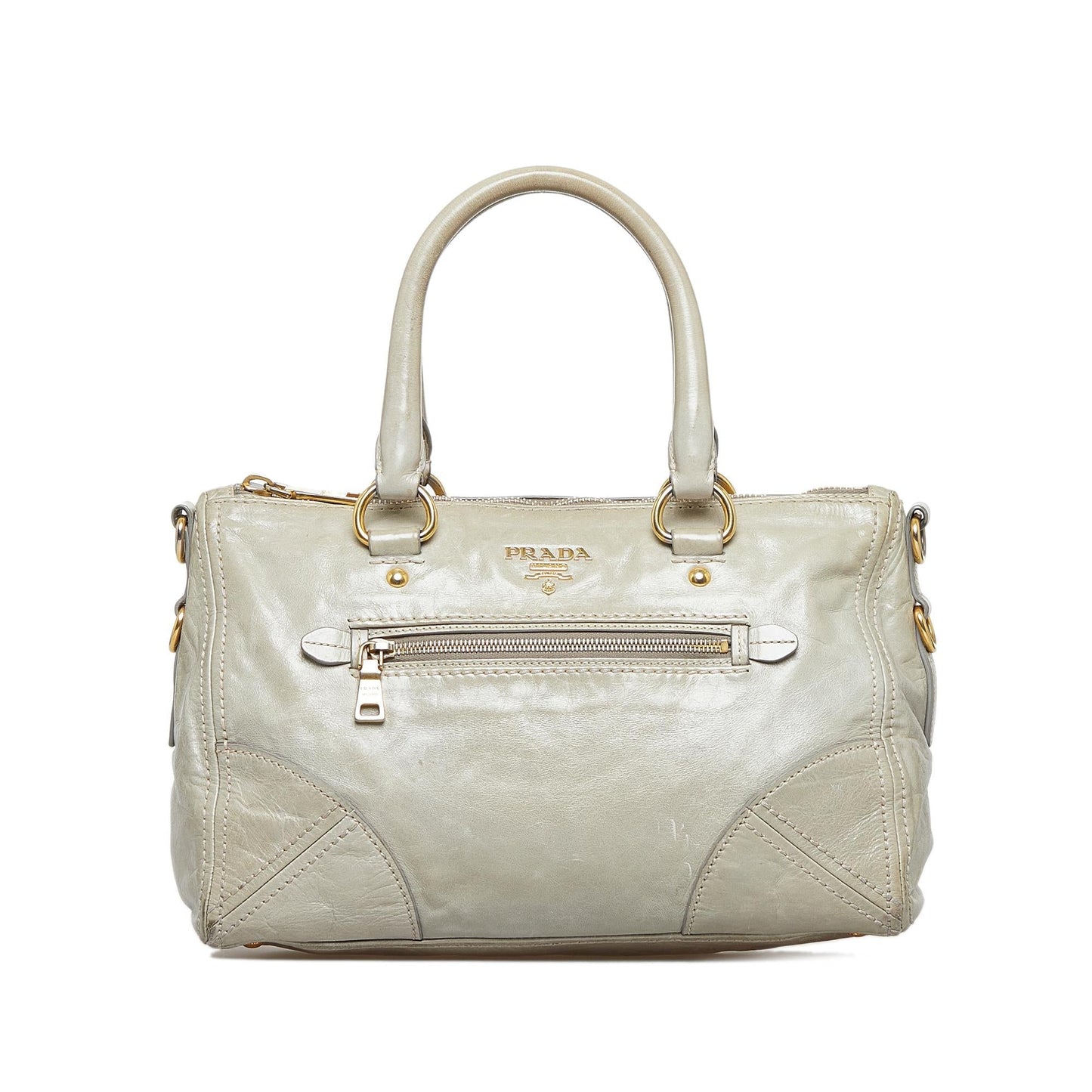 Prada Vitello Shine Satchel (SHG-lWgBhT)