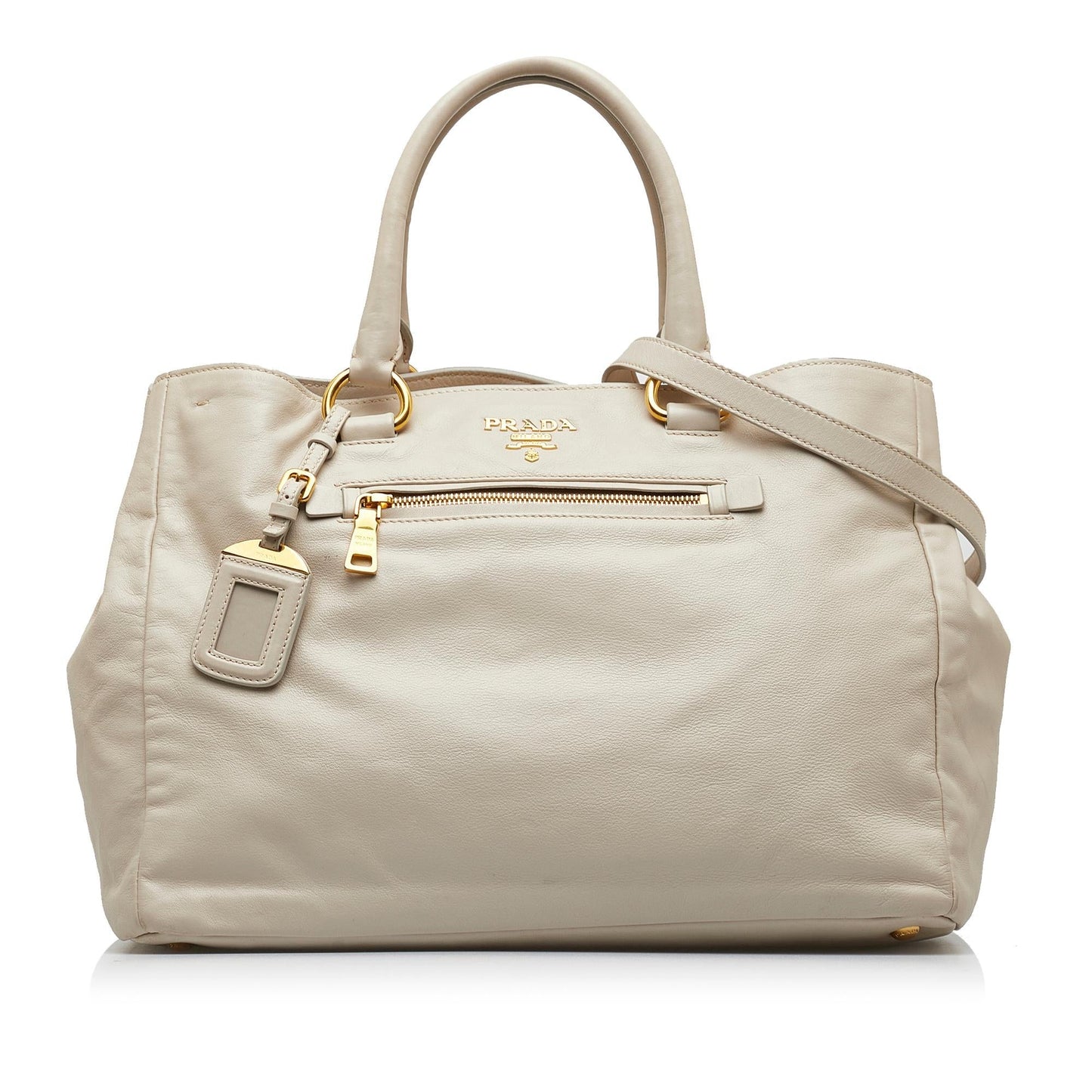 Prada Vitello Shine Satchel (SHG-Kzez3s)