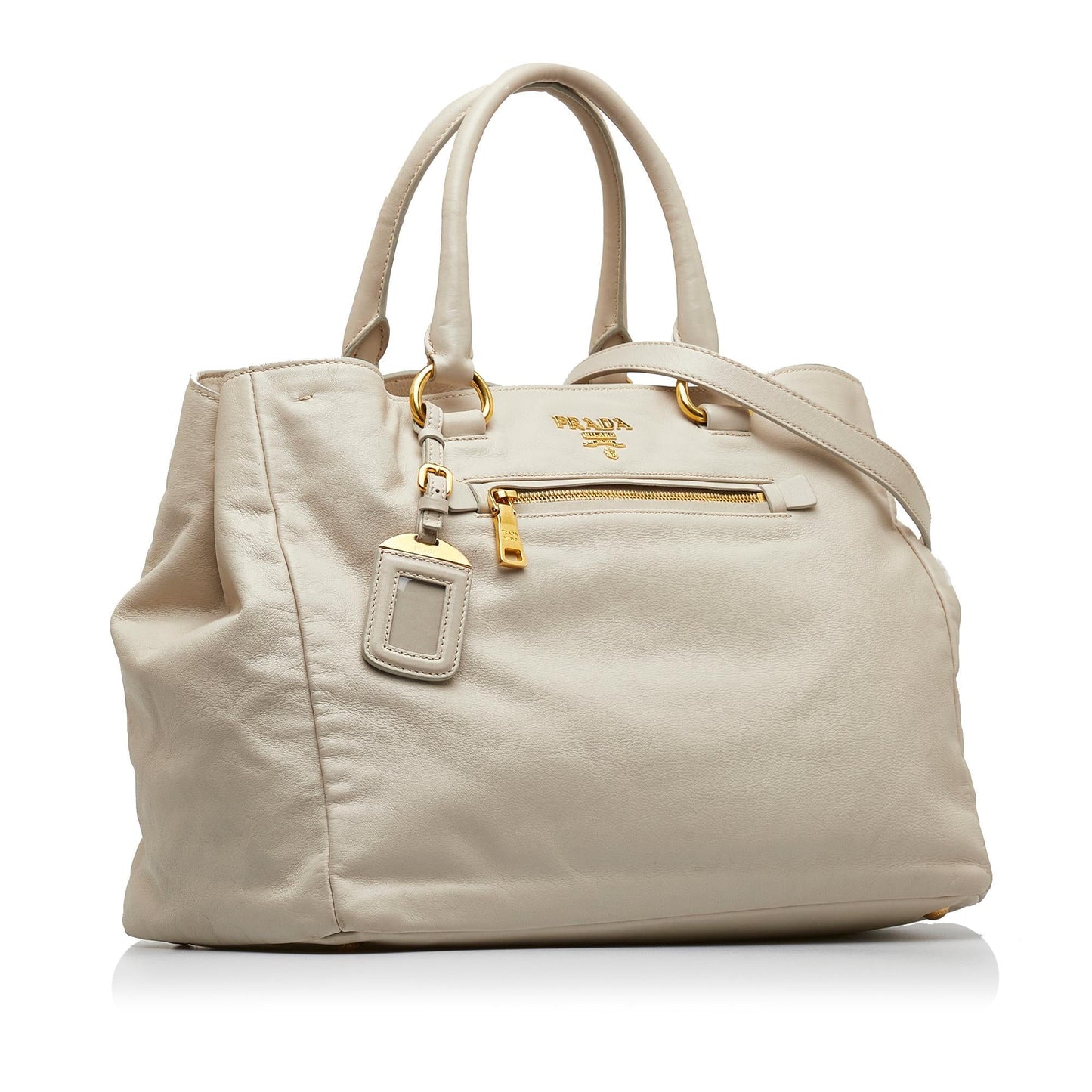 Prada Vitello Shine Satchel (SHG-Kzez3s)