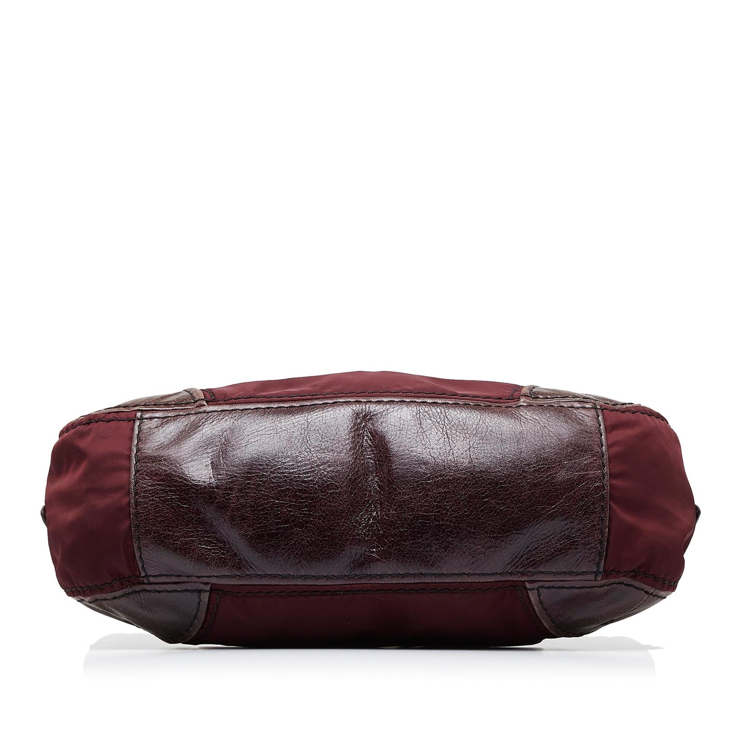 Prada Vitello Trimmed Tessuto Satchel (SHG-ZljEJ6)
