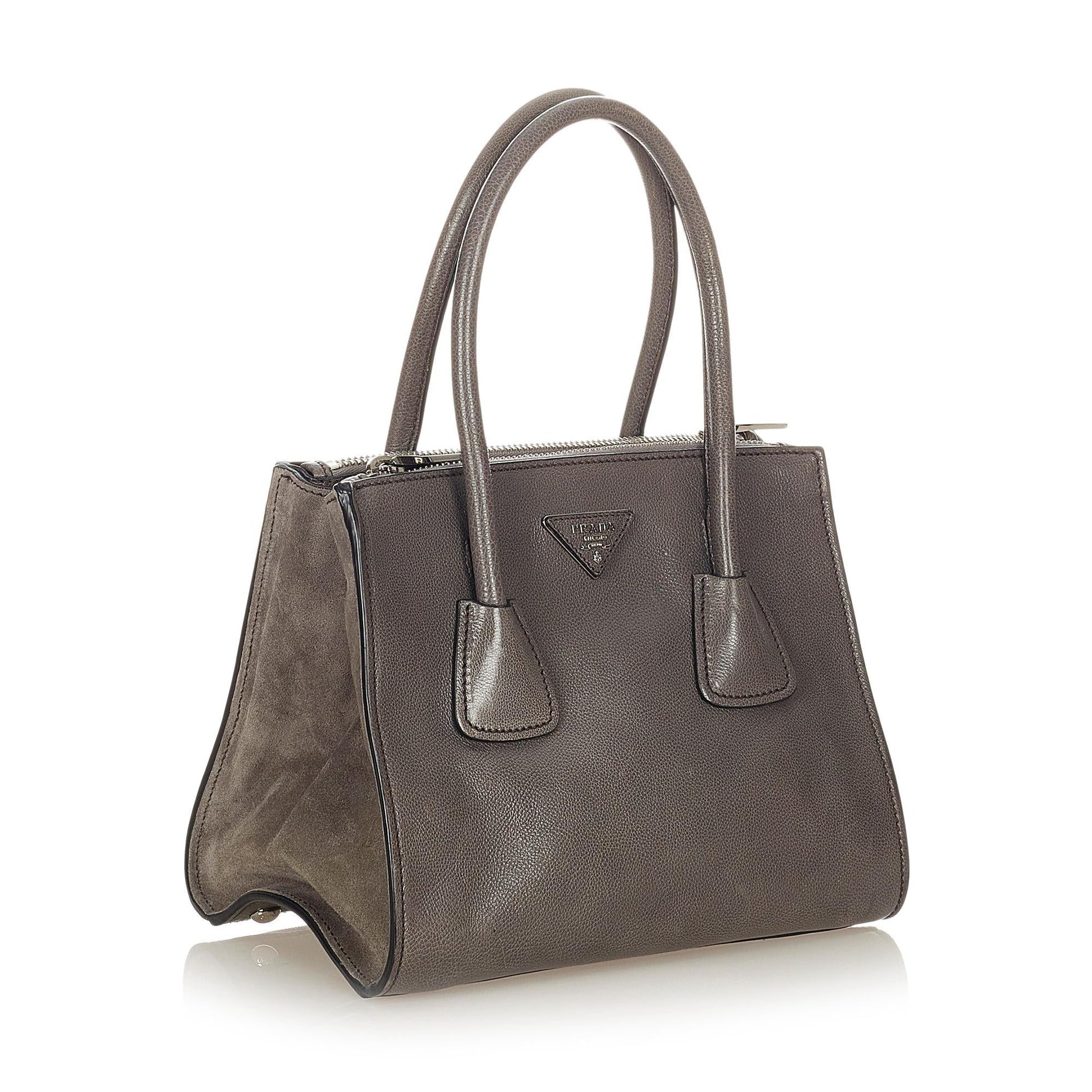 Prada Vitello Twin Pocket Satchel Style 4 - Ewore Bags