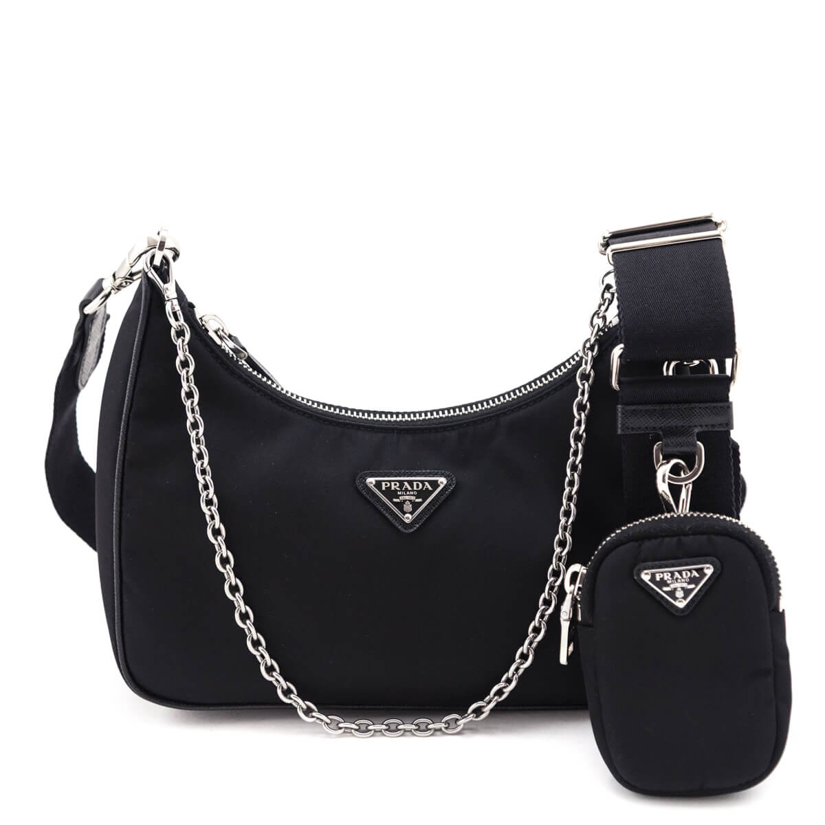 Prada Black Nylon Re-Edition 2005 Bag