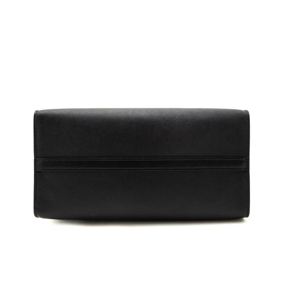 Prada Black & Begonia Saffiano & City Calfskin Greche Paradigme Bag