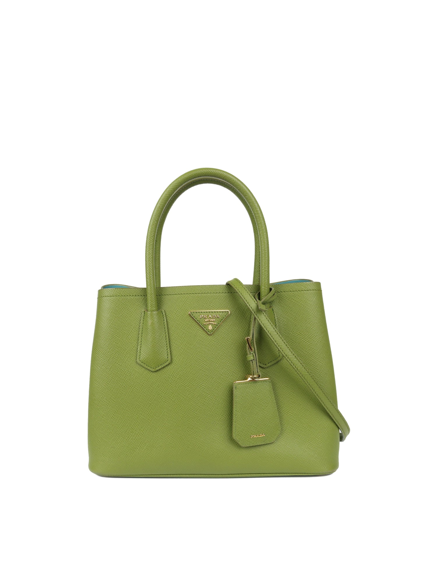 Prada Green Medium Double Bag