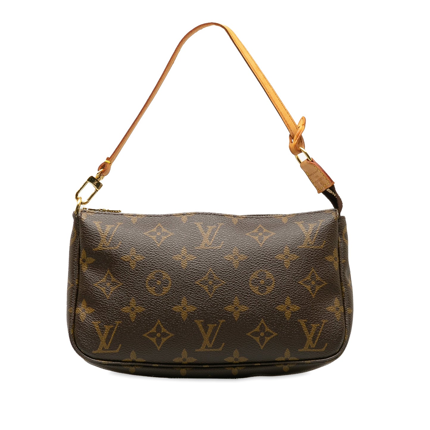 LOUIS VUITTON Monogram Pochette Accessoires Brown