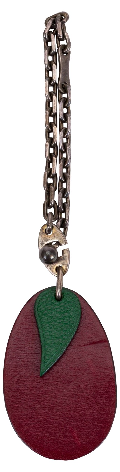 Hermes Leather Plum Charm