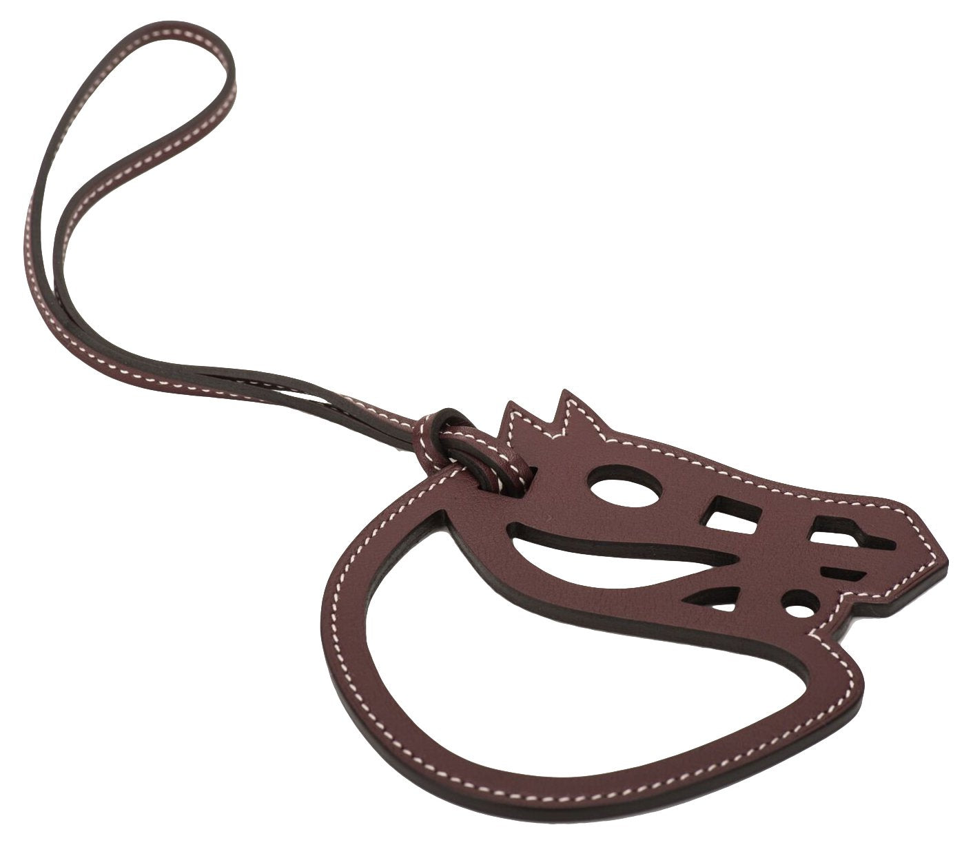 Hermes Brown Cheval Bag Charm
