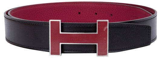 Hermes Black & Ruby  H Belt