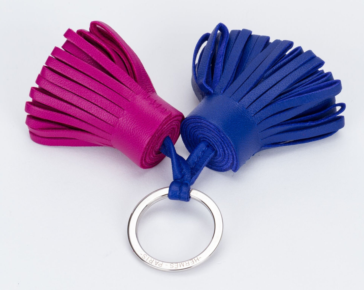 Hermes Double-Tassel Keychain