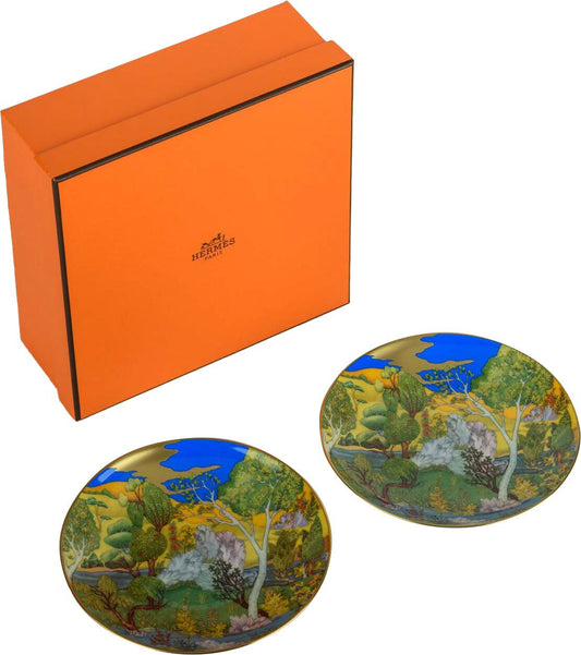 Hermes Cheval d'Orient Plates S/2