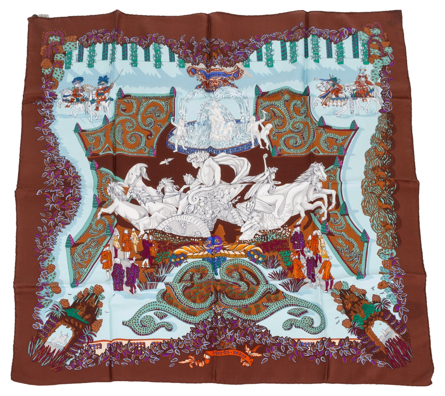 Hermes Le Paradis du Roy Scarf