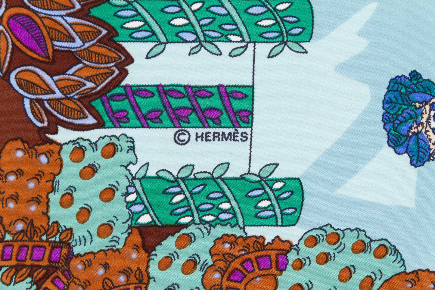 Hermes Le Paradis du Roy Scarf