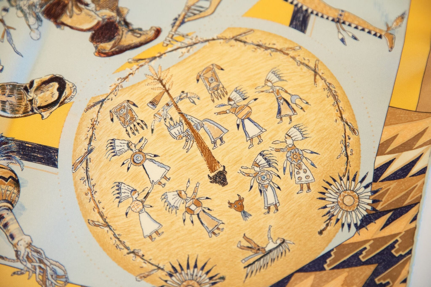 Hermes Dances des Indiennes Scarf