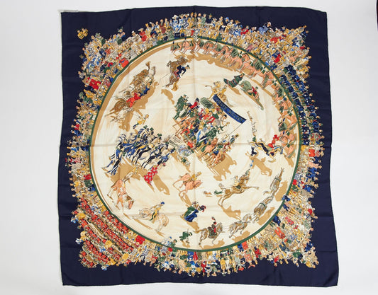 Hermes Cirque Silk Scarf