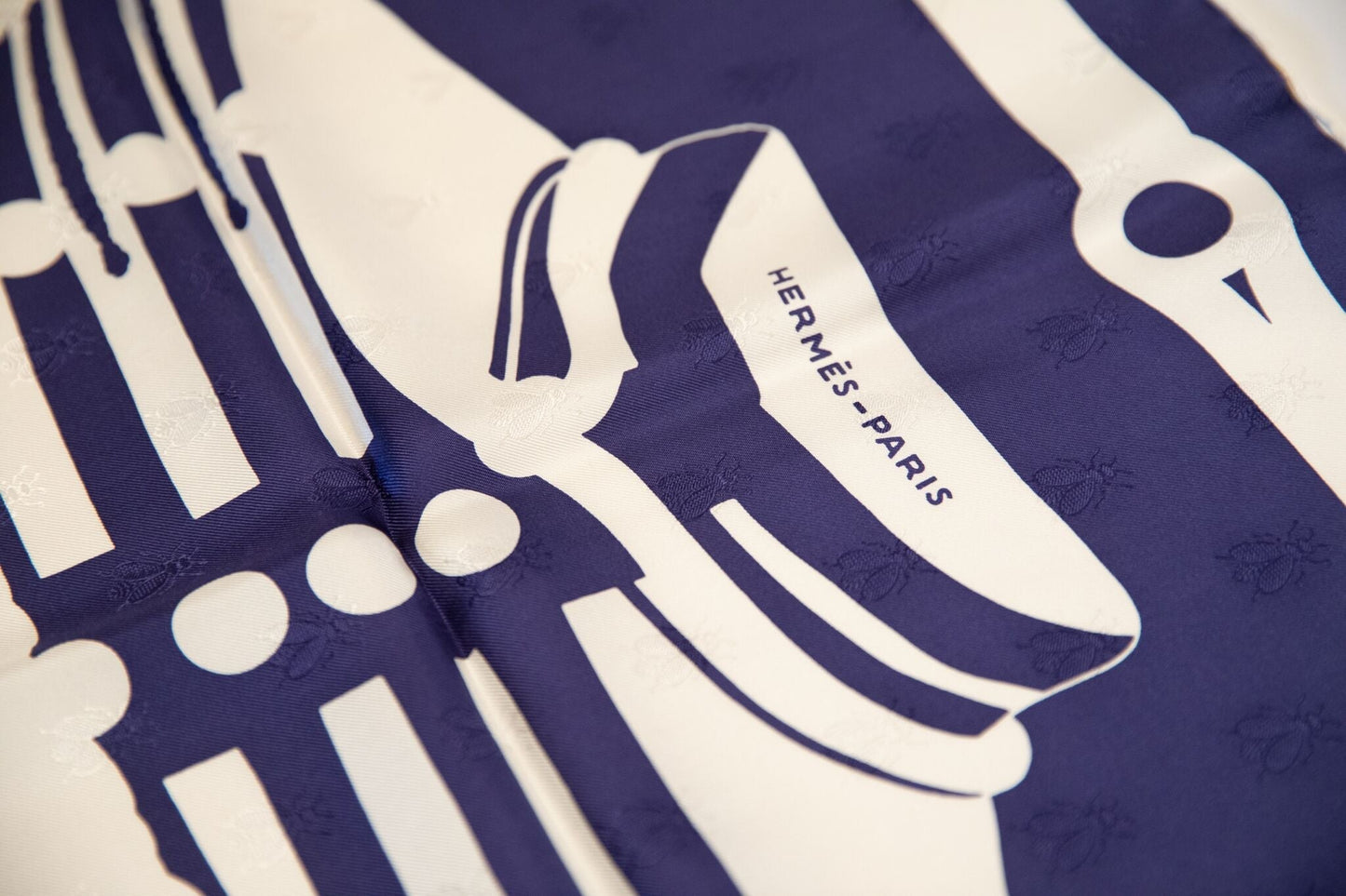Hermes Lim.Ed. Purple Brandebourgs Scarf