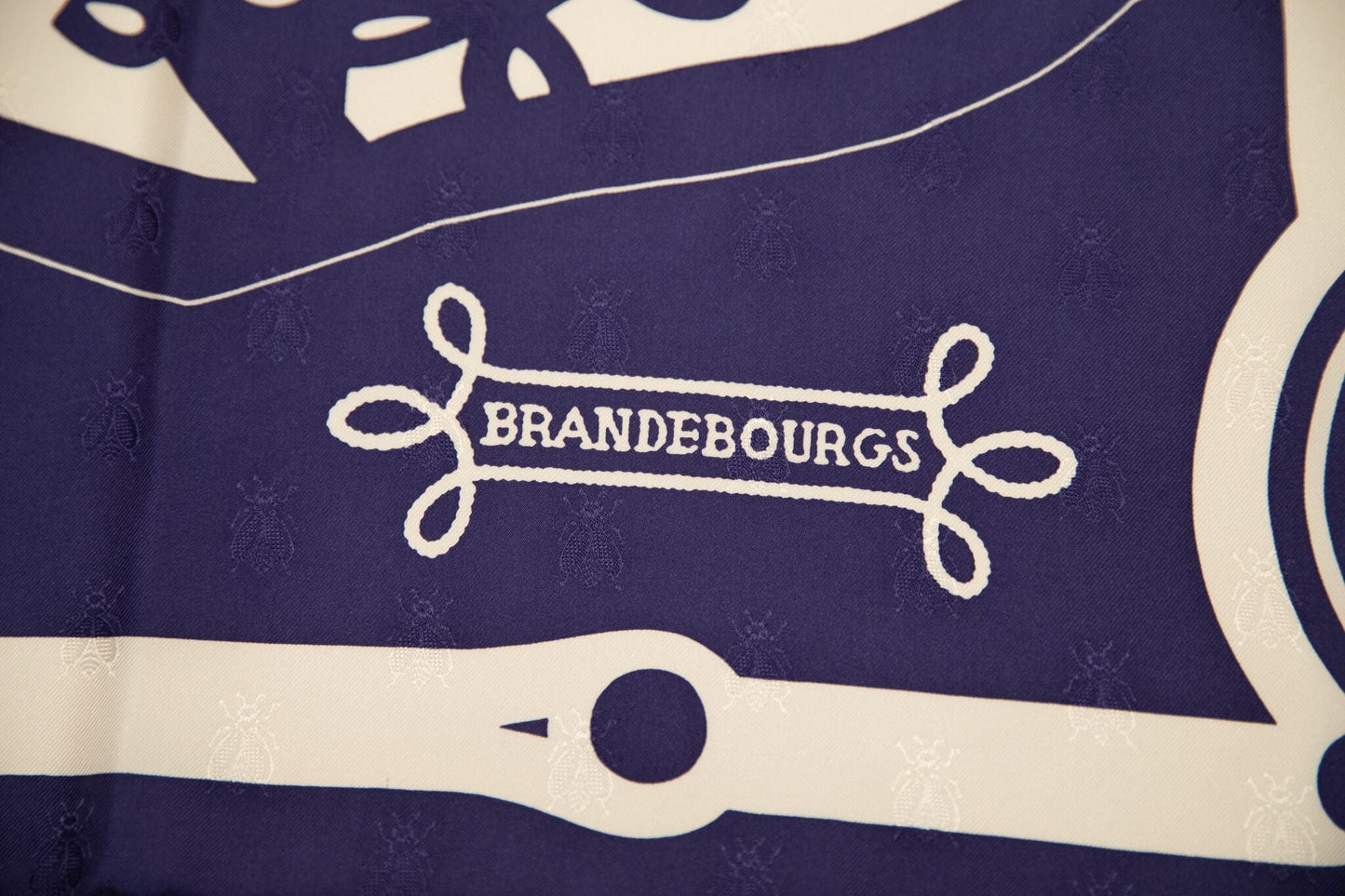 Hermes Lim.Ed. Purple Brandebourgs Scarf