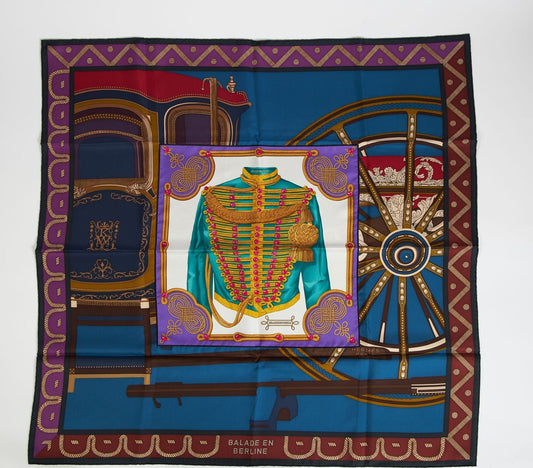 Hermes Carré Club Brandebourgs Scarf