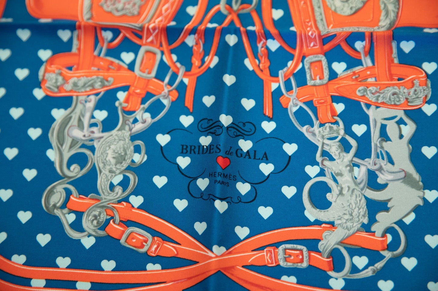 Hermes Purple Brides de Gala Love Scarf