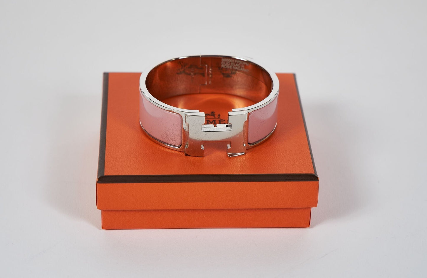 Hermes Rose Clic Clac Bracelet