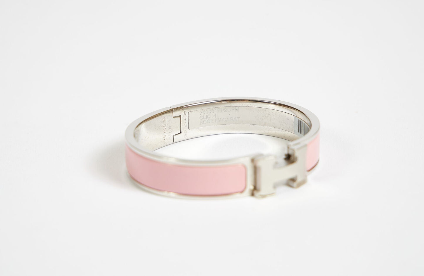 Hermes Rose Clic Clac SM Bracelet