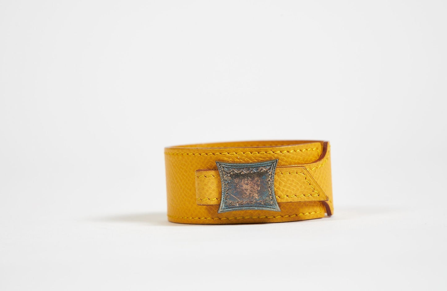 Hermes Jaune d'Or Epsom Tuareg Bracelet