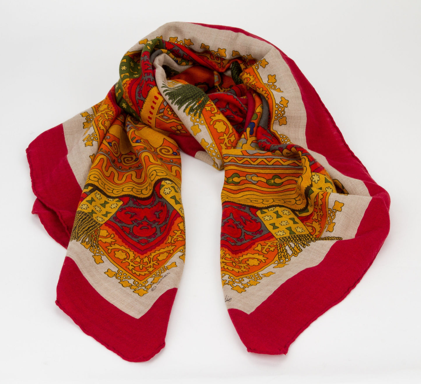Hermes Cashmere Brins d'Or Shawl