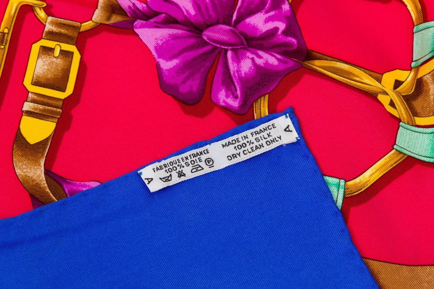 Hermes Blue "Grand Manege" Silk Scarf