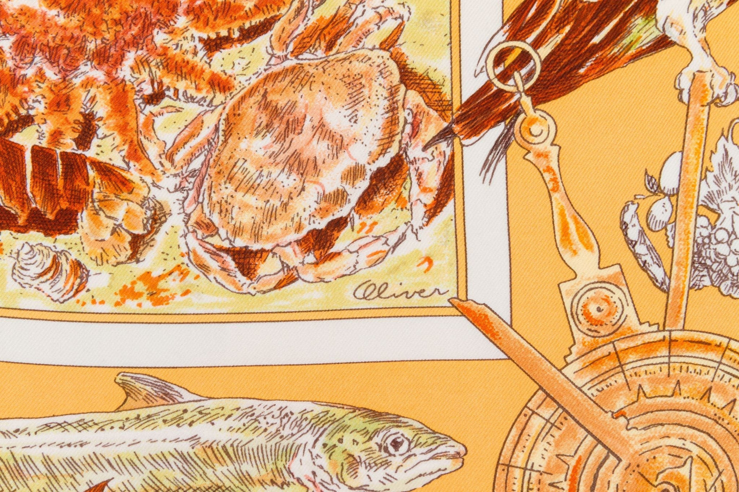 Hermes Le Canada Collectible Silk  Scarf
