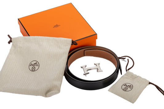 Hermes BNIB Black/Gold  Belt