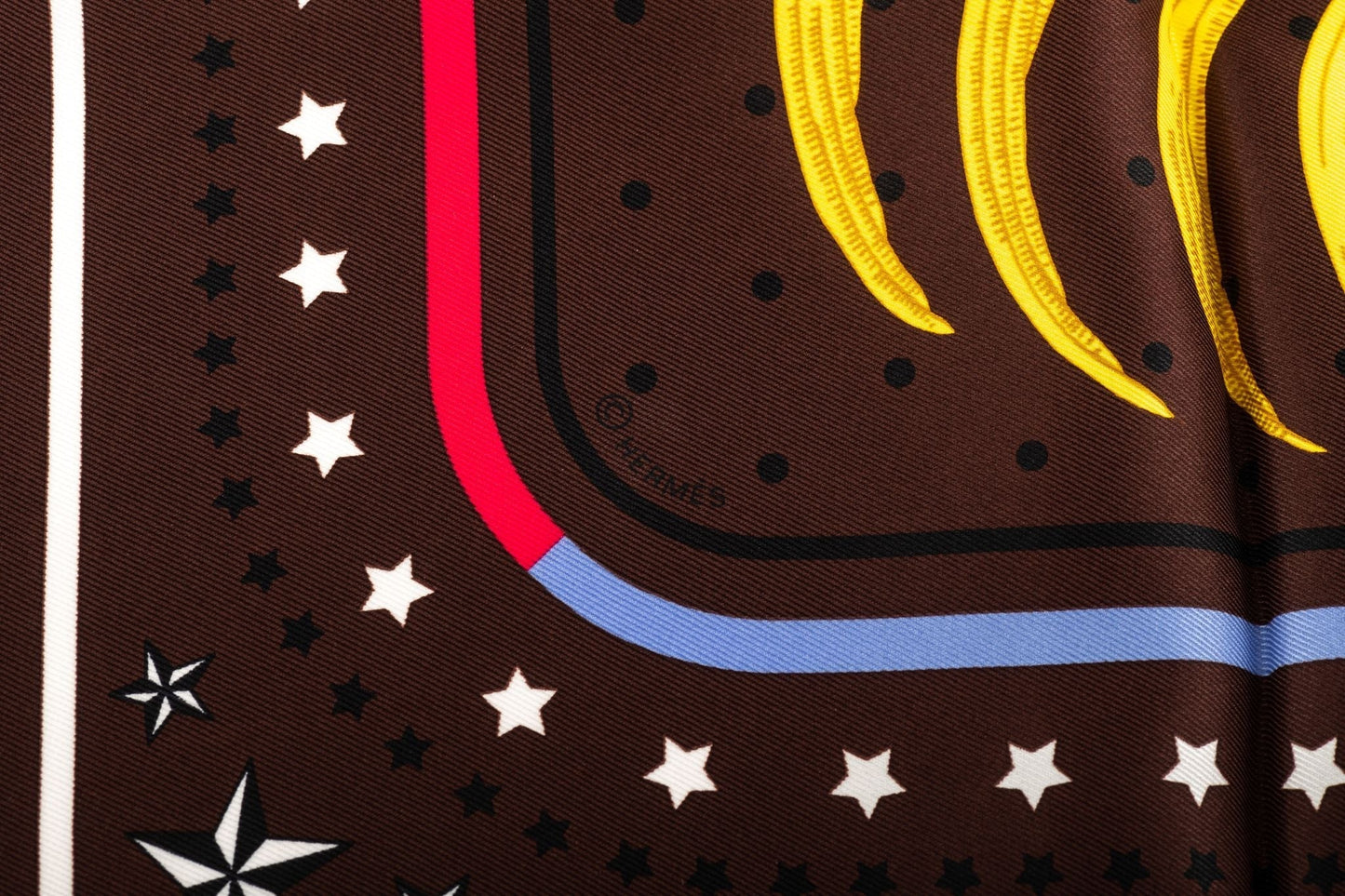 Hermes Imperial Tiger Brown Silk Scarf