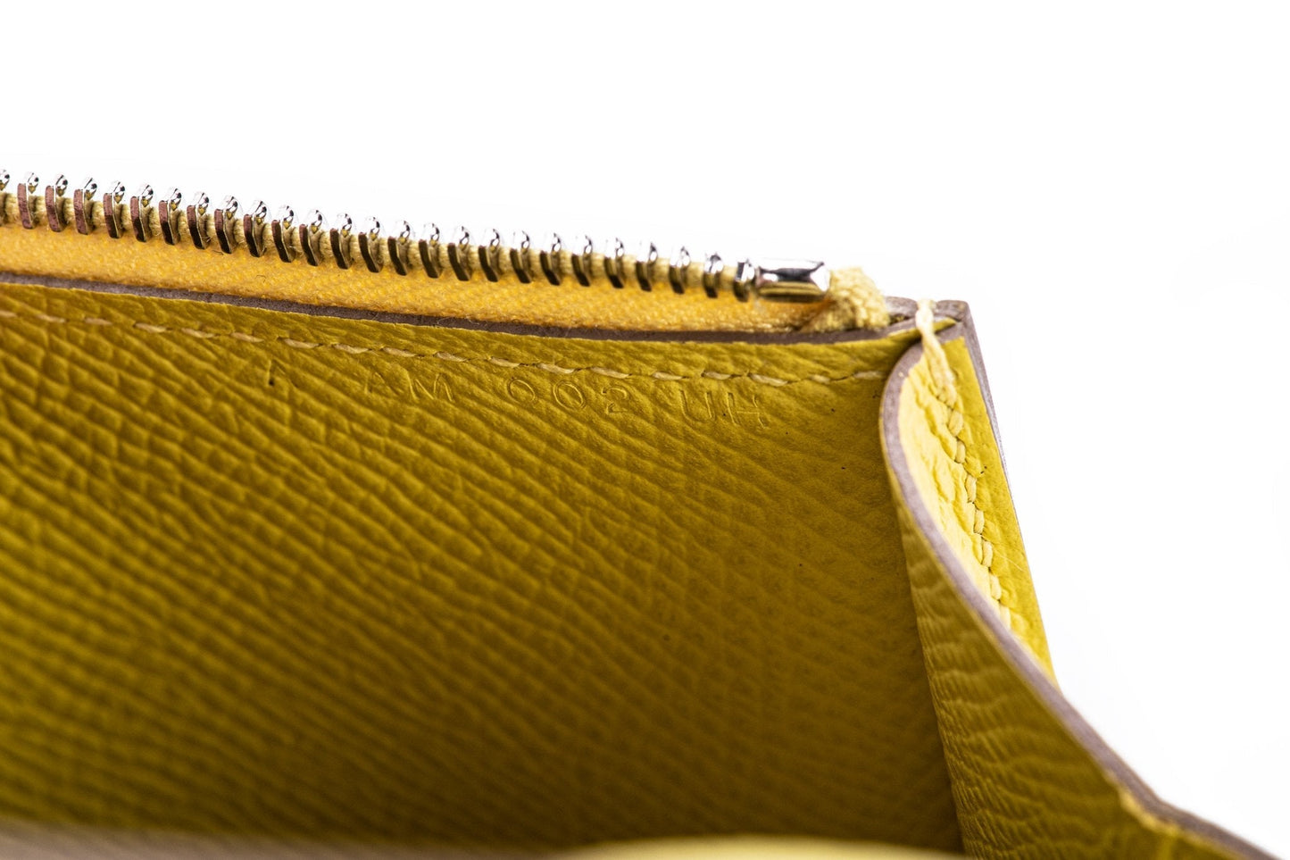 Hermes Lemon Yellow Epsom Clutch