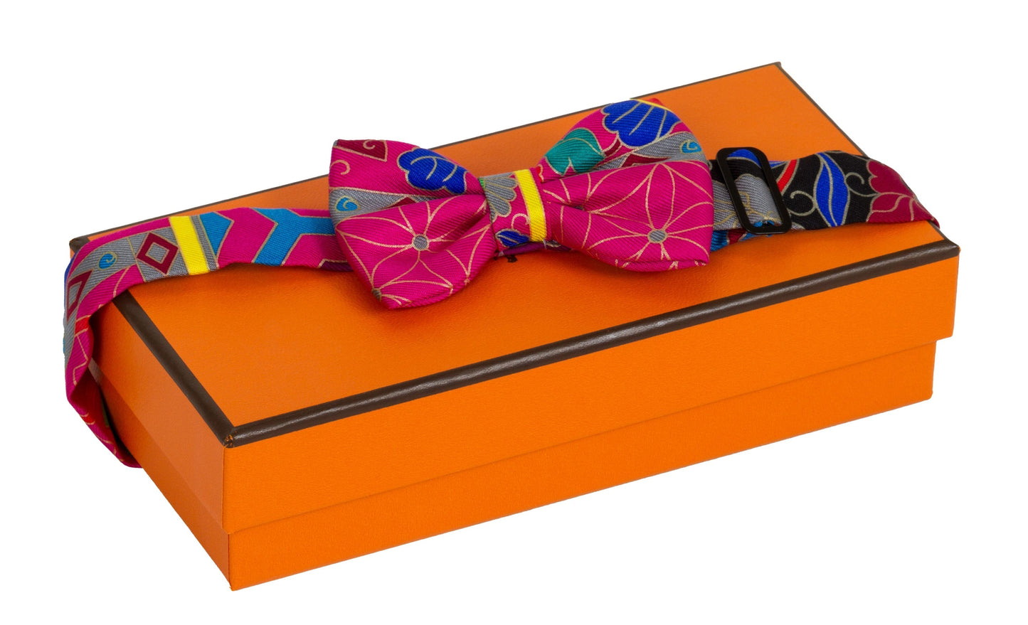 Hermes Pink Silk Papillon & Bracelet NIB