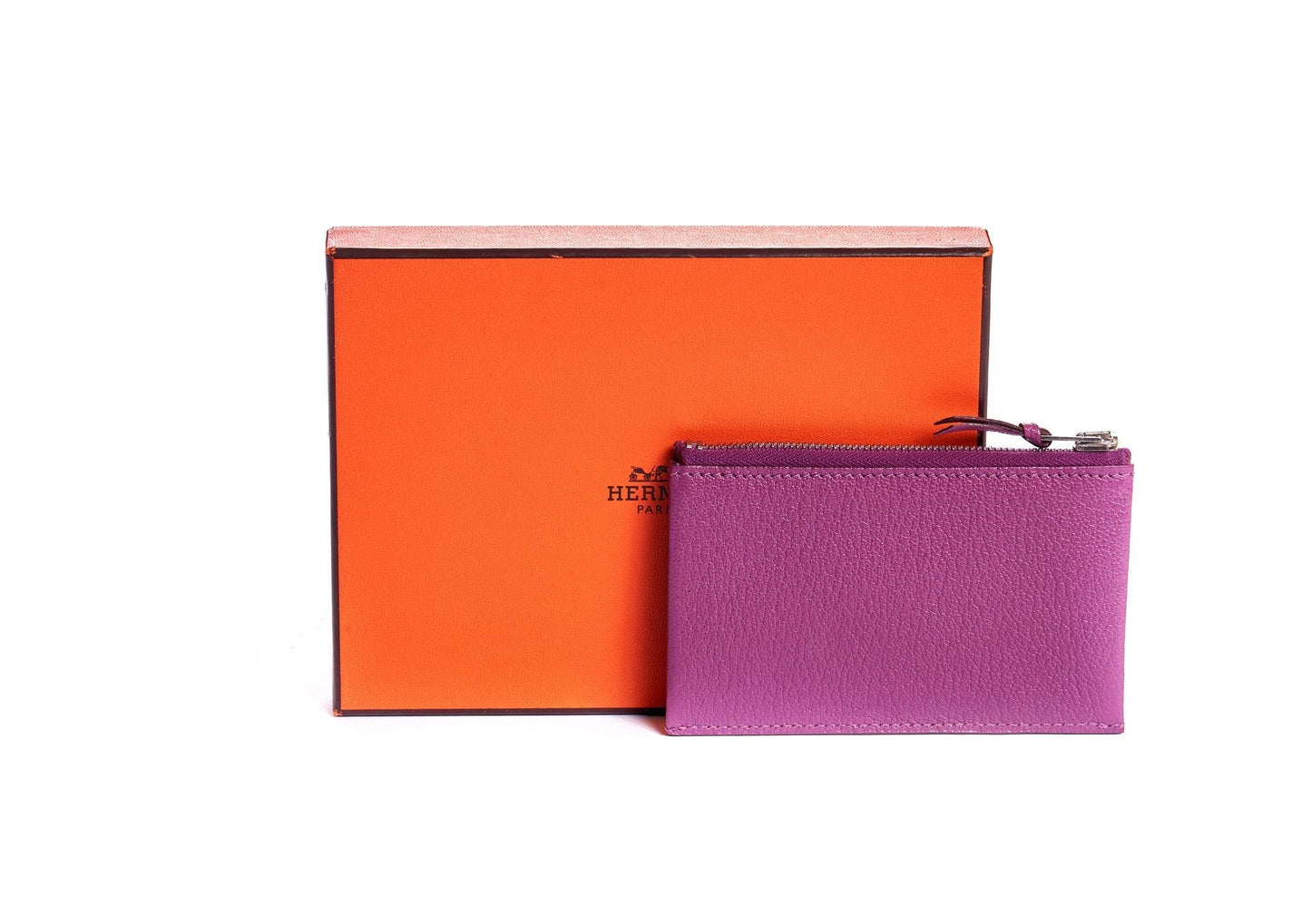 Hermes Cattleya Chevre Card Wallet