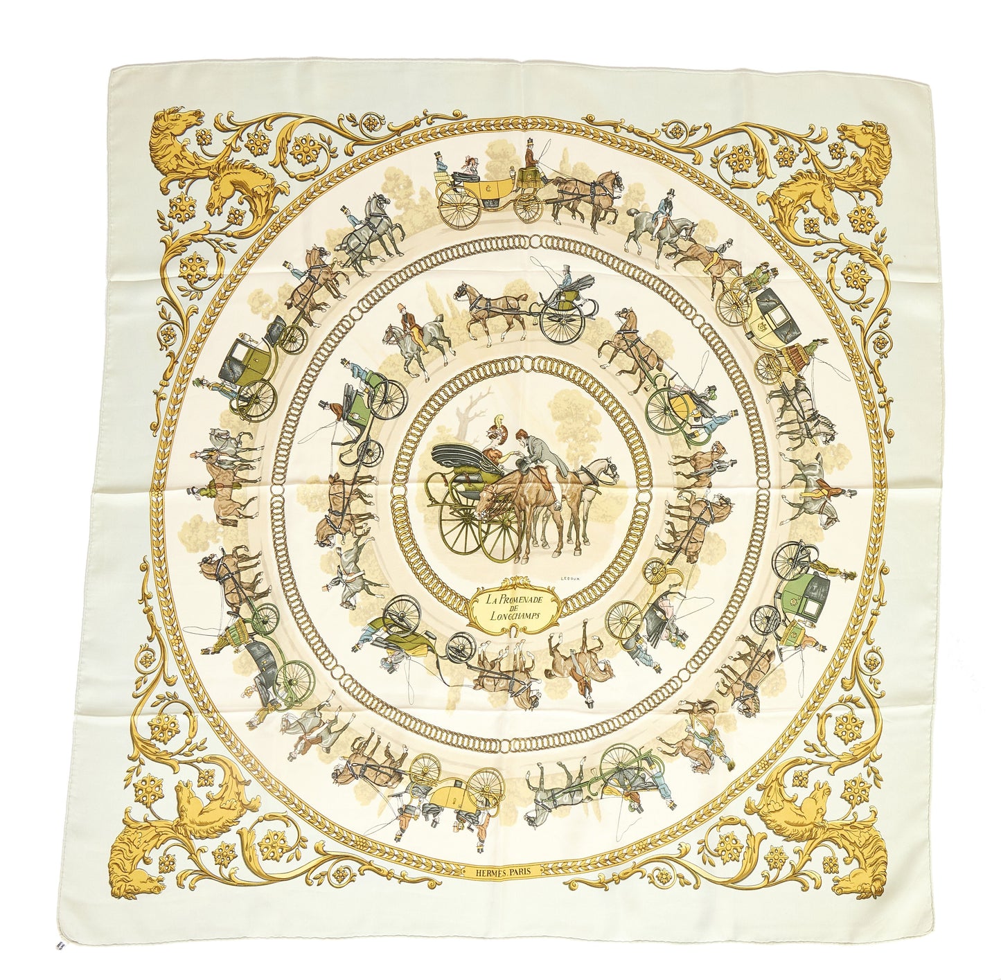 Hermes La Promenade Longchamps Scarf