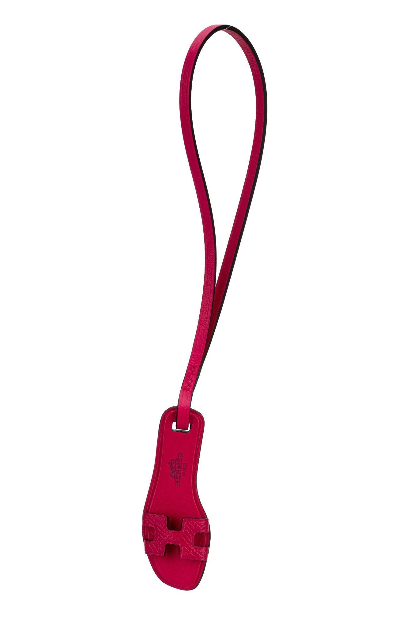 Hermes Rare Oran Pink Bag Charm