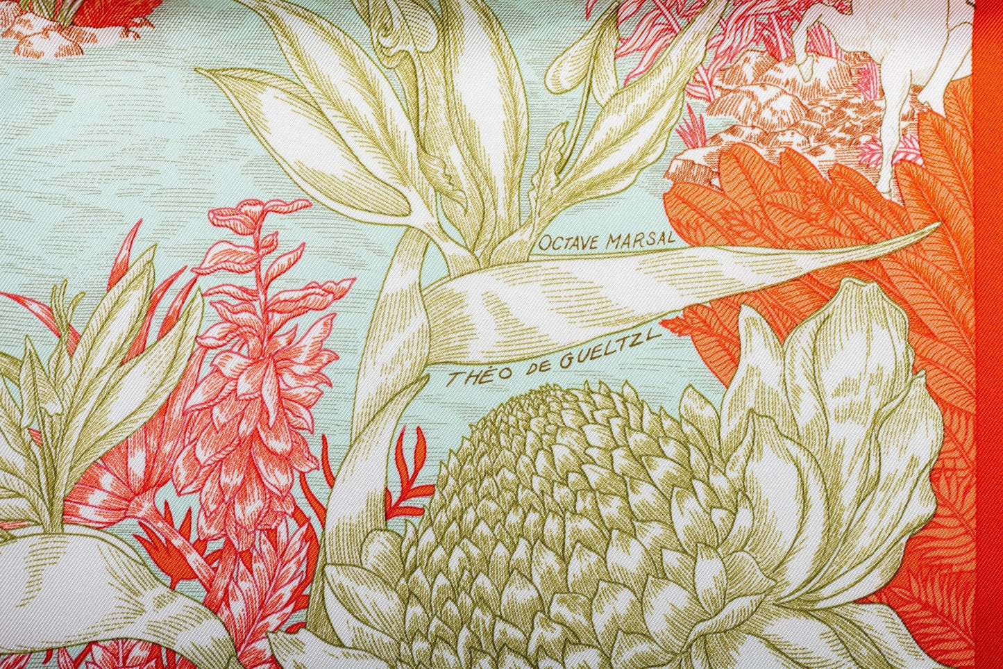 Hermes Tropical Garden Silk Scarf