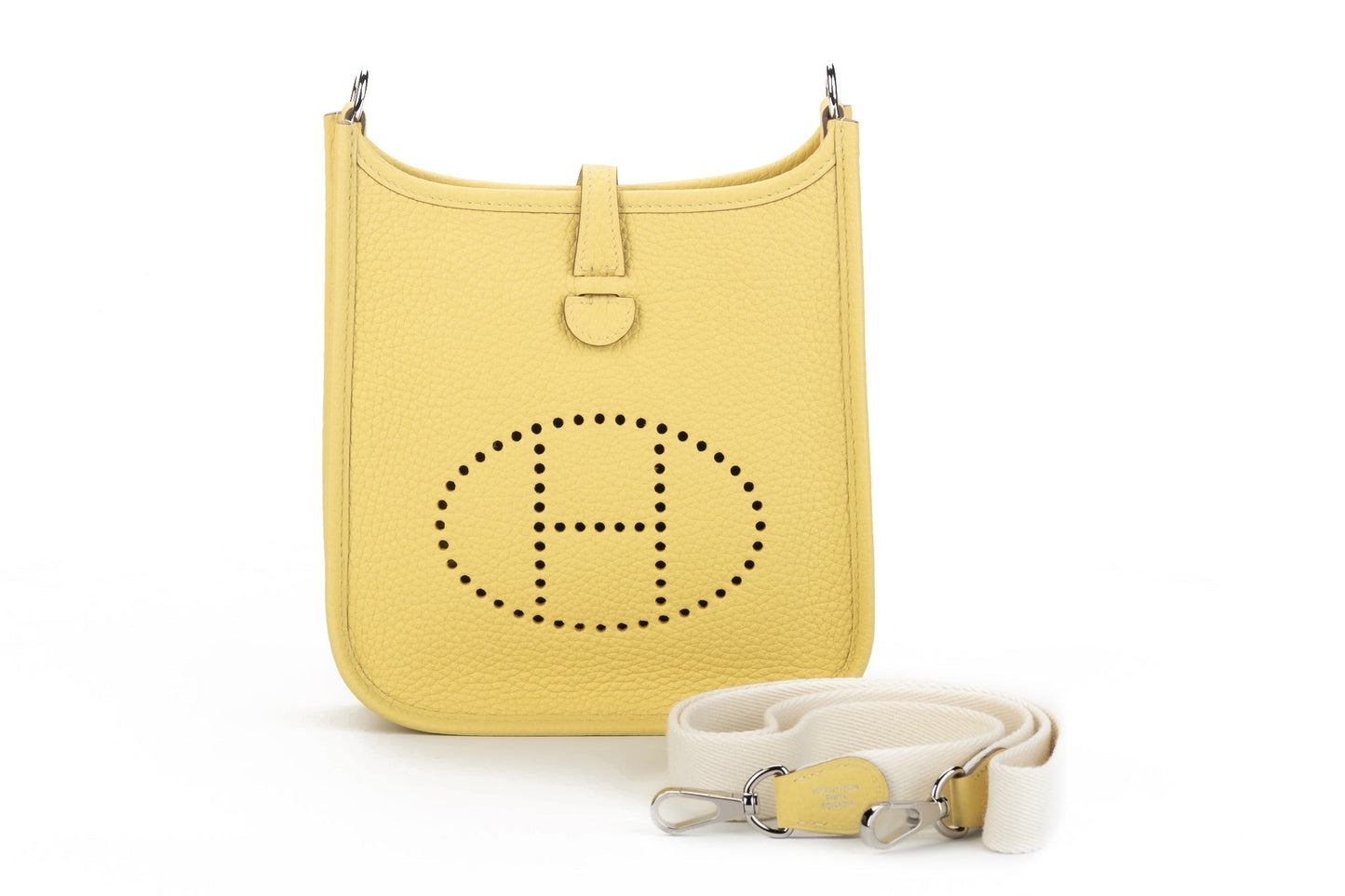 Hermes Mini Evelyne Jaune Poussin BNIB