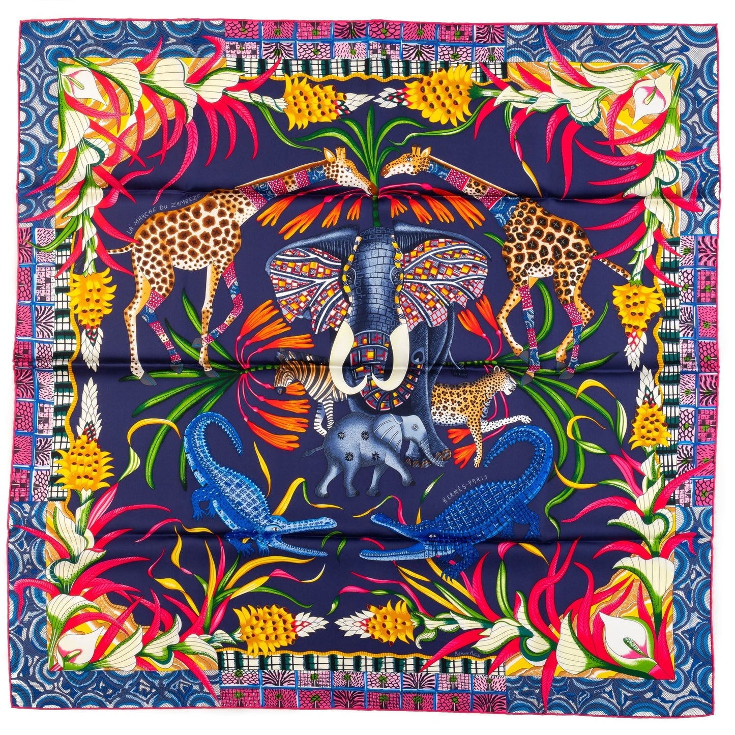 Hermes Le Marche Du Zambeze Scarf