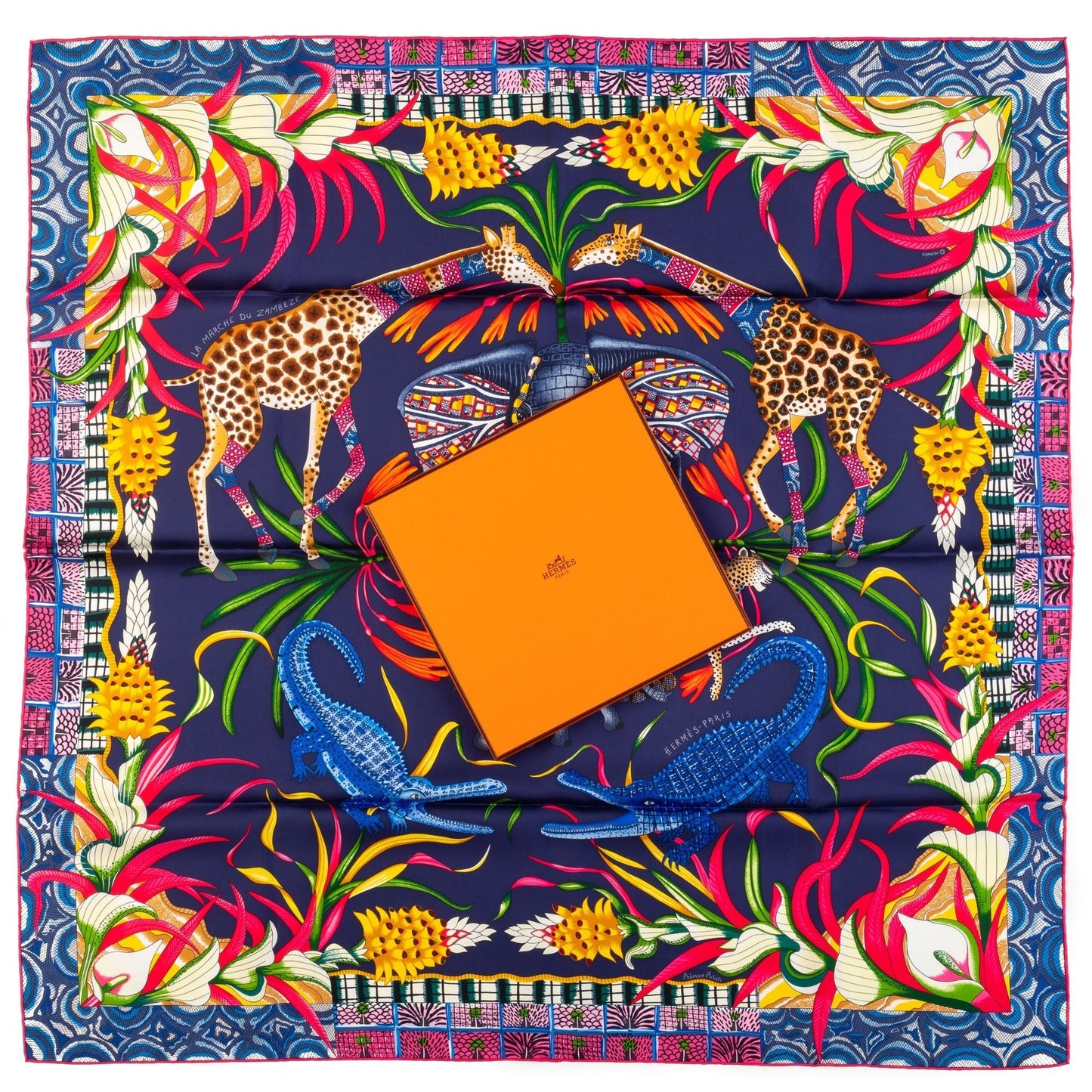 Hermes Le Marche Du Zambeze Scarf