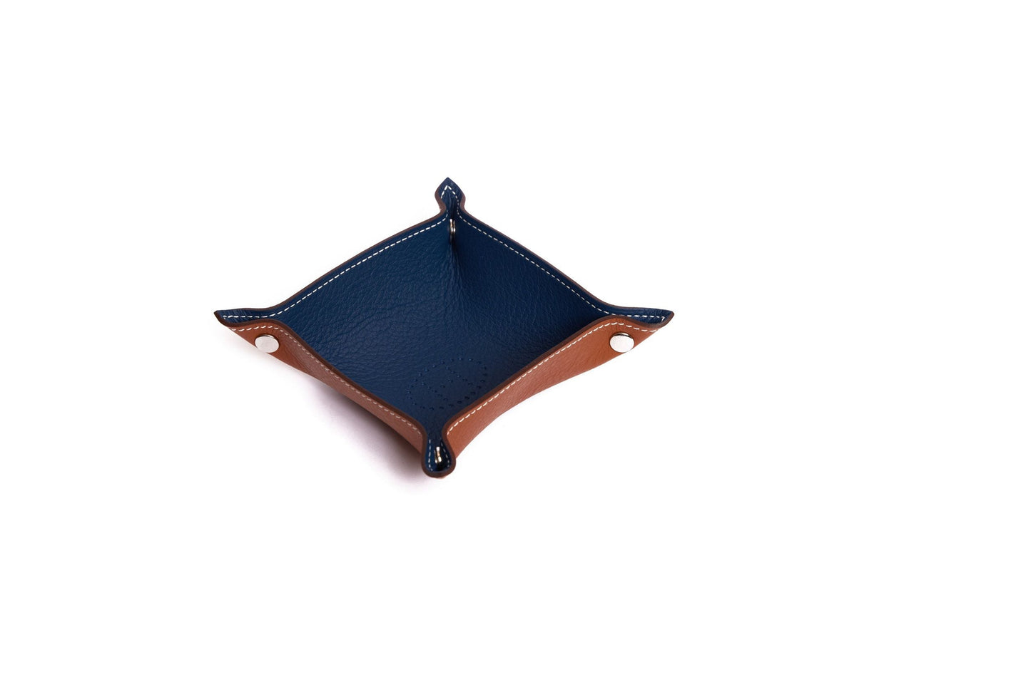 Hermes Blue and Brown Catch All