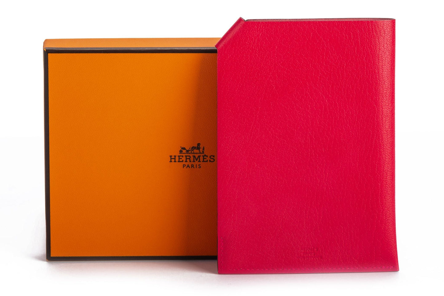 Hermes Coral Goat SkinPassport Holder