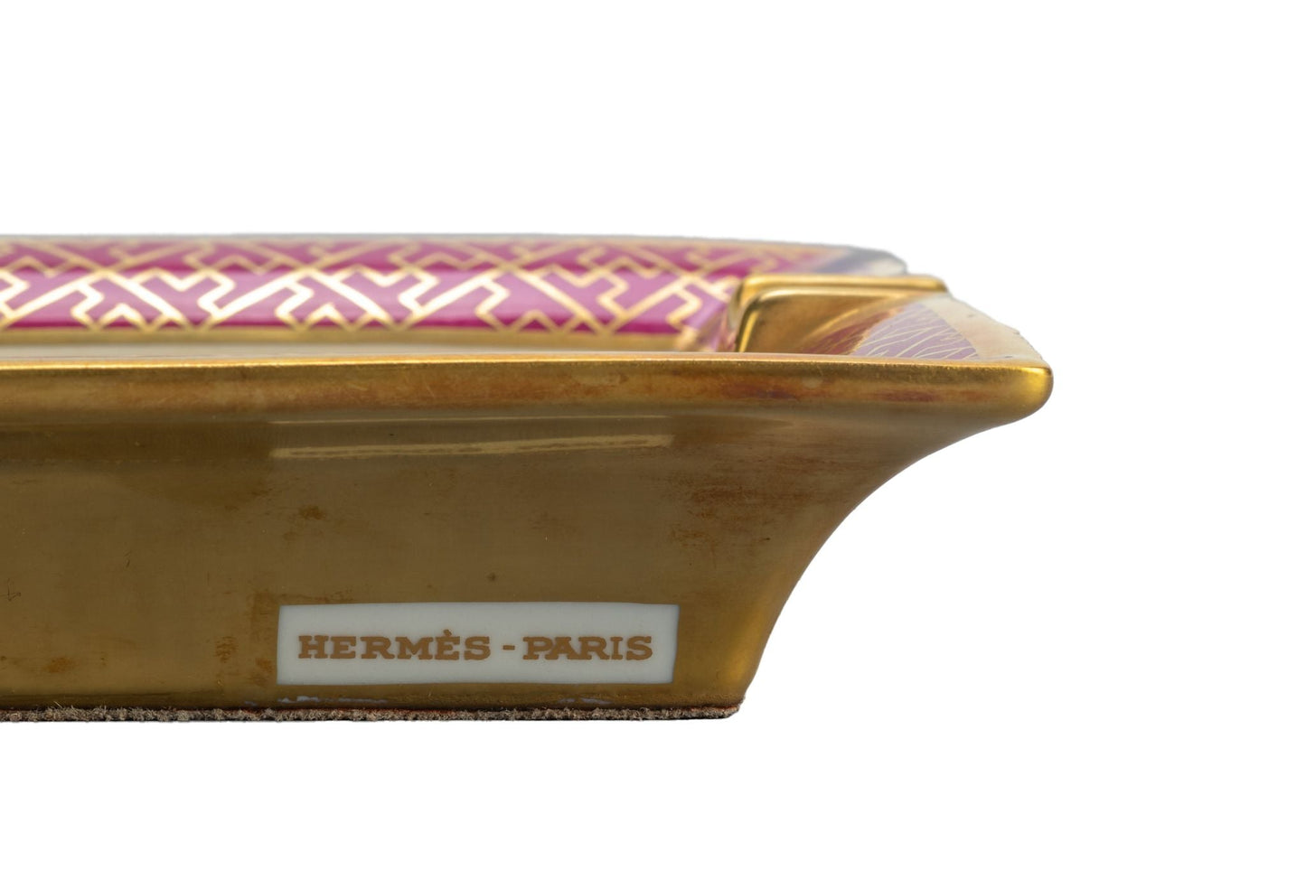 Hermes Samurai W/Horse Porcelain Ashtray